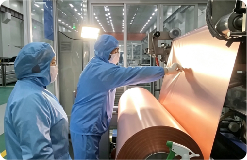 Electrodeposited copper foil production line